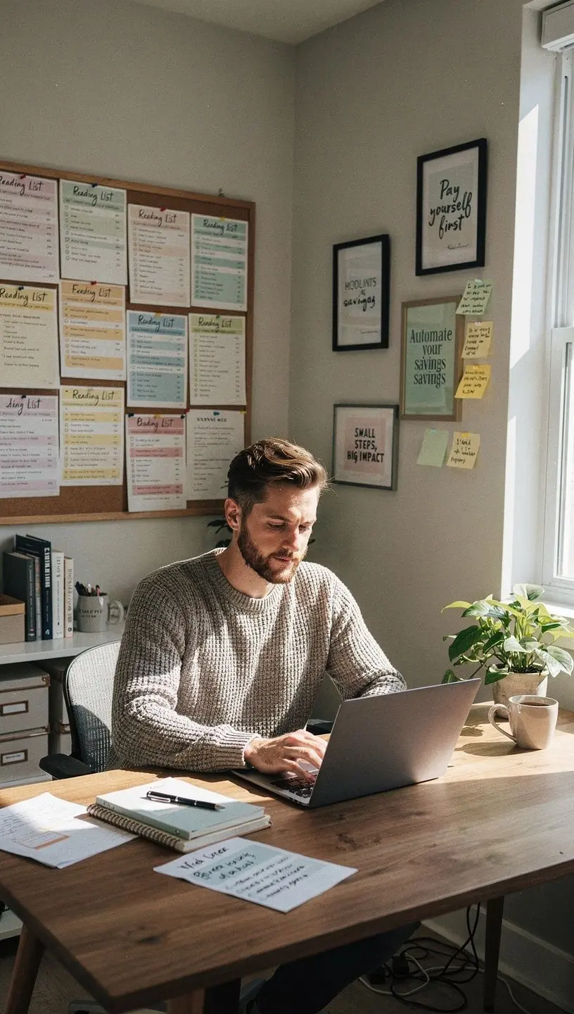Közeli kép egy megtakarítási perselyről, amelyben aprópénz gyűlik, a pénzügyi fegyelem jelképeként.